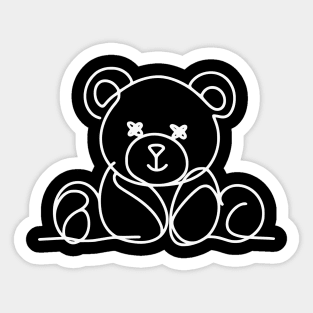 Kawaii Rebel: Bear Brigade Sticker